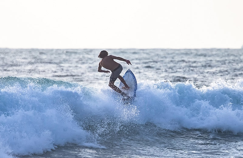 Surfing in Hikkaduwa