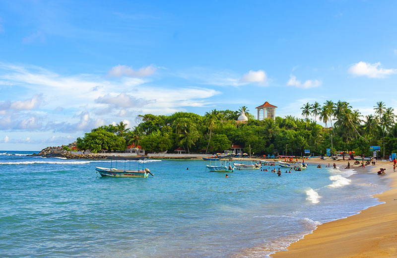 Surfing in Unawatuna